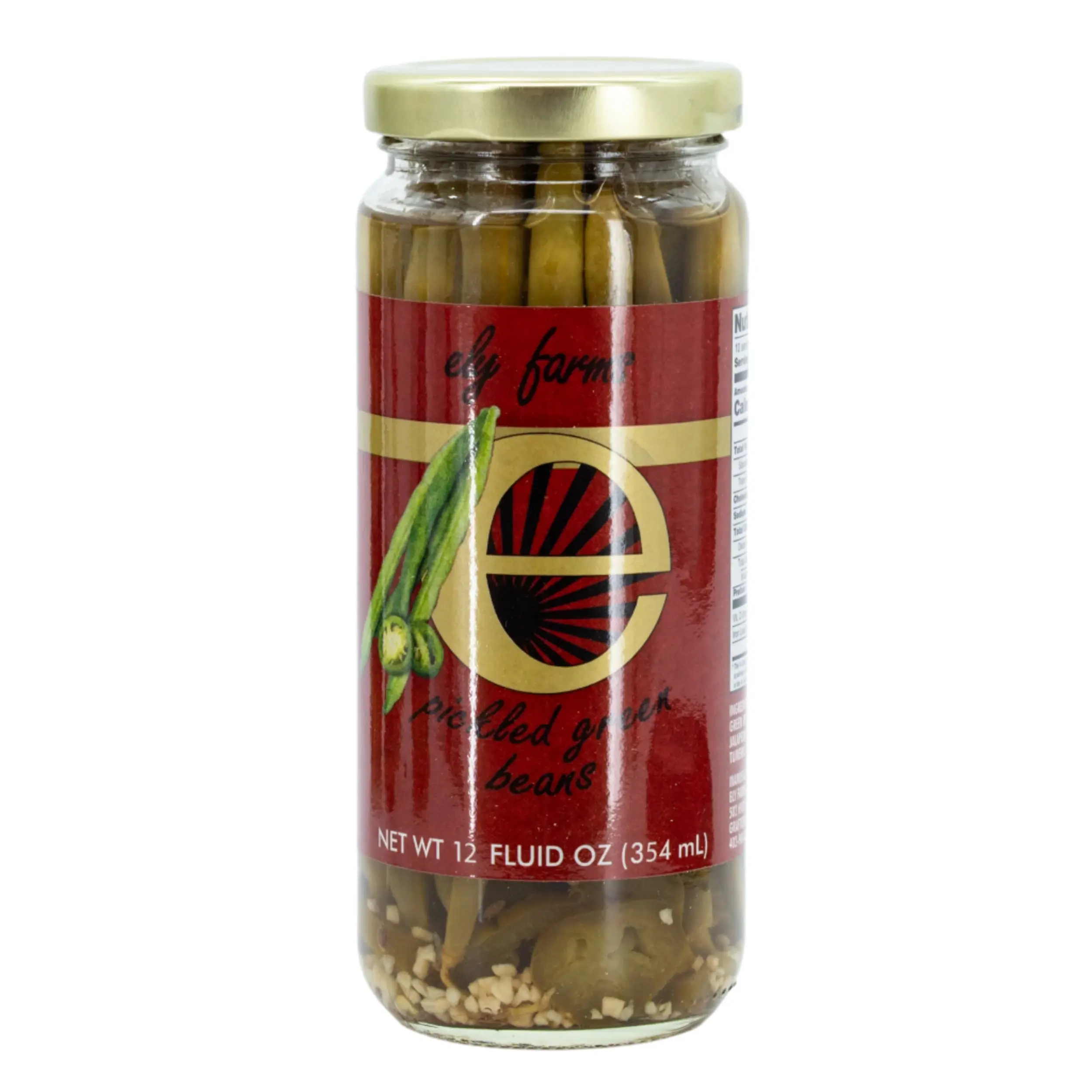 Pickled Green Beans | 12 oz | Ely Farms