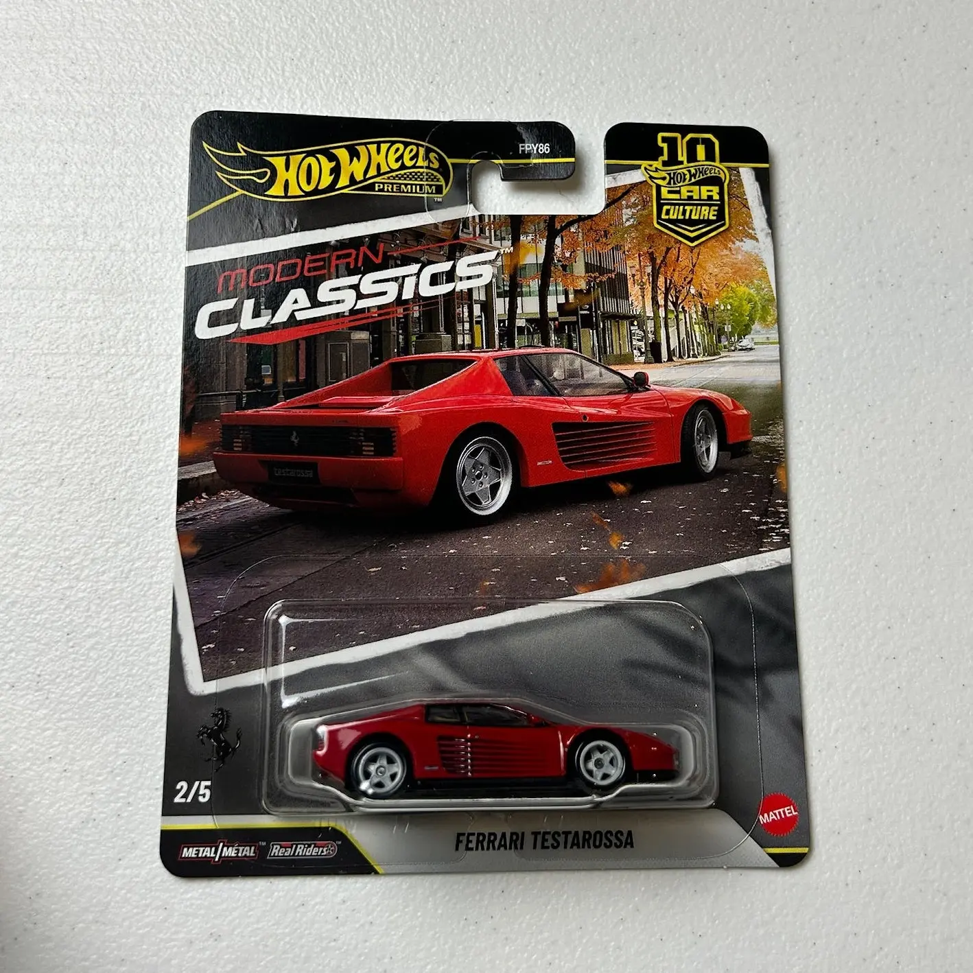 Hot Wheels 1:64 2026 Car Culture Modern Classics - Ferrari Testarossa