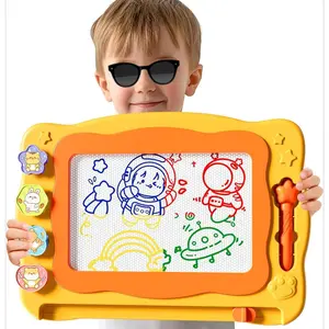 GJ-SQ-ITC011 Large Magnetic Drawing Board Toddler Toys for 3 4 5 6 Year Old Kids Girls Boys, Doodle Board Montessori Preschool Educational Travel Toys Gifts for 3 4 5 6 Year Old Etch Sketch Erasable Writing Pad