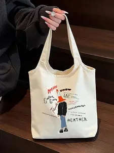 Retro Style Shoulder Bags Conan Gray Conehead design Vintage Perfect for travel,shopping,and everyday use Tote Bags