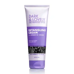 Peppermint & Avocado-Infused Cleansing Detailing Cream for Straight Protective Style Haircare, 6.8 oz