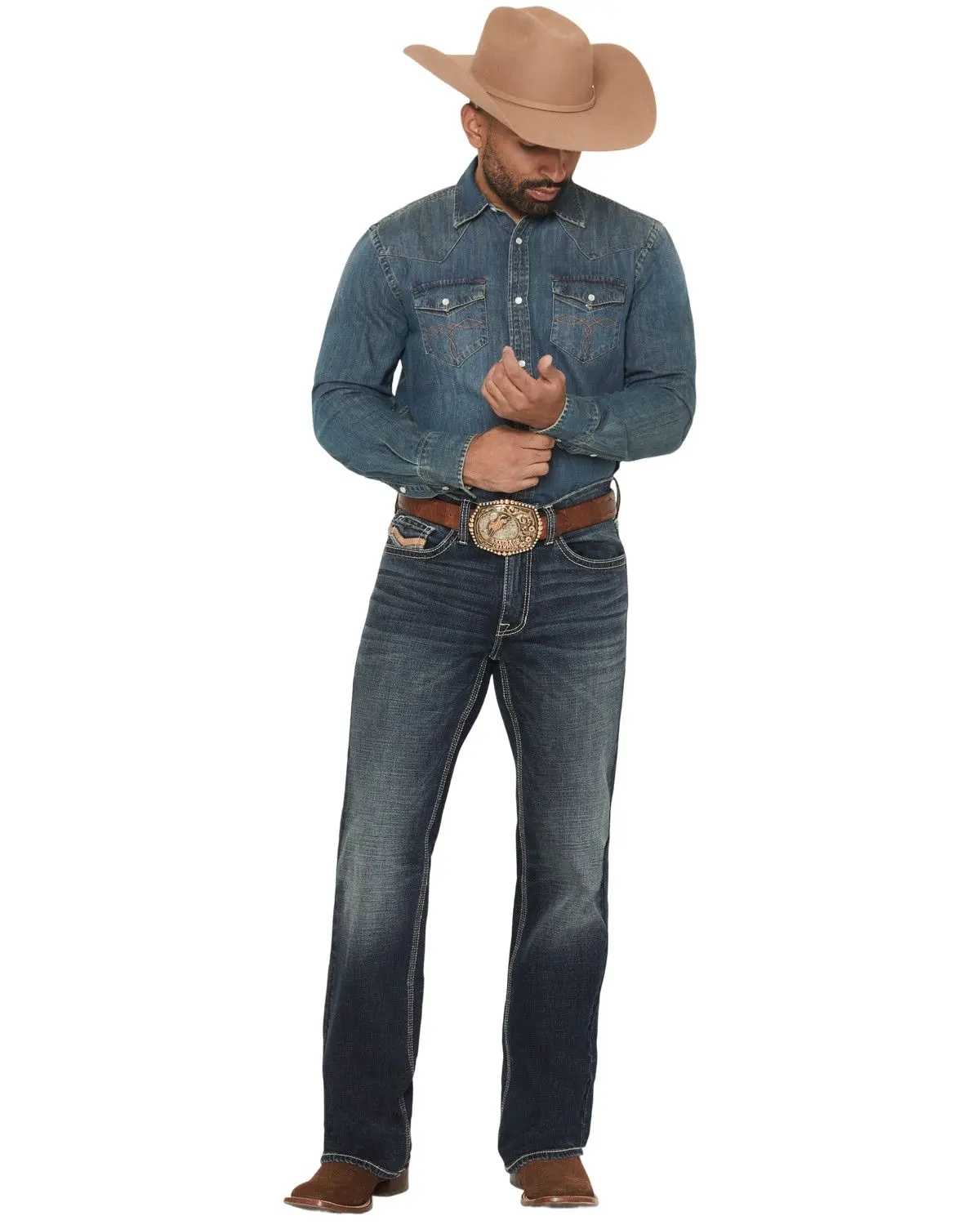 Cody James Men's Men'S Segundo Wash Duke Relaxed Bootcut Stretch Denim - Cjfa25j10-Dkw