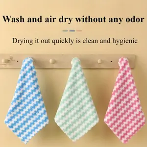 3 Pack Fade-Resistant Cleaning cloth Square Microfiber Dish Cloths - Gentle On Skin, Super Absorbent, Machine Washable, And Quick-Drying Towels For Kitchen, Bathroom, Car, And Window Cleaning[Pink+Blue+Green] dishwashing rag multi-use cleaning rag