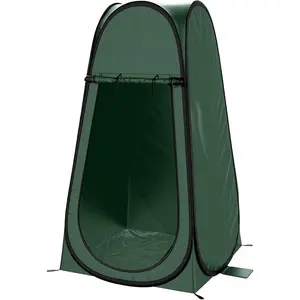 Pop Up Pod - Privacy Shower Tent, Dressing Room, or Portable Toilet Stall with Carry Bag for Camping, Beach, or Tailgate by Outdoors (Green)