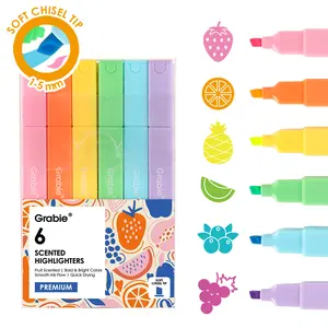 Fruit Scented Highlighter Set of 6, Tiktokshopstockup, Tiktokshopmothersday tiktokshopspringglowup