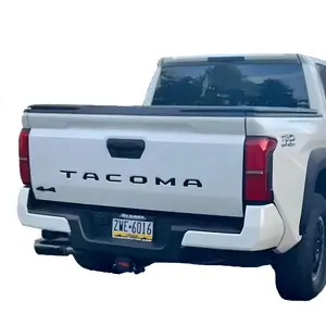 For 2024-2026 Models!!!Upgrade Your Tacoma: Matte Black Raised Tailgate Insert Emblem Letters  - Stylish Accessories and Perfect Gift for Truck Drivers