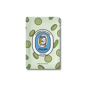 Gillian Cosmetics | Cucumber (Soothing) Sheet Mask by elvis+elvin (25ml) Facial Mask Moisturizer Hydrating Mask