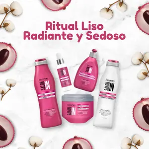 Ritual Liso Radiante, sedoso y sin Frizz | Kit de 5 piezas | Tañamo Pequeño (10.1 fl oz)