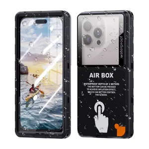 Sbox Waterproof Phone Case for 6.9' Devices Transparent Universal Touch Screen Underwater Dust And Drop Protection IP68 New
