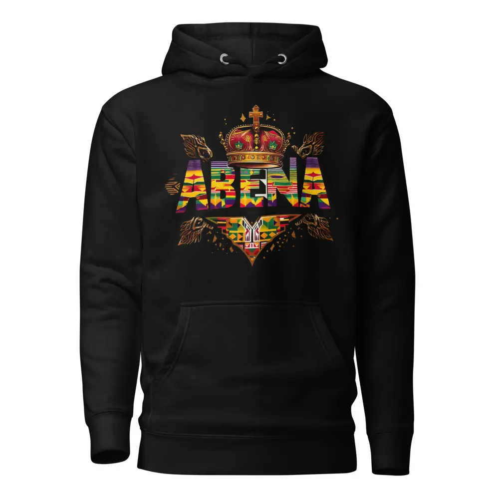 Tuesday's Royal Abena Akan Kente Hoodie, The  Perfect Ghana Gift