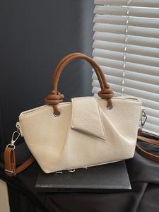 ladies' retro fashion design pu handbag, high-end and easy to match with daily commuting shoulder bag and crossbody bag, daily commuting purse