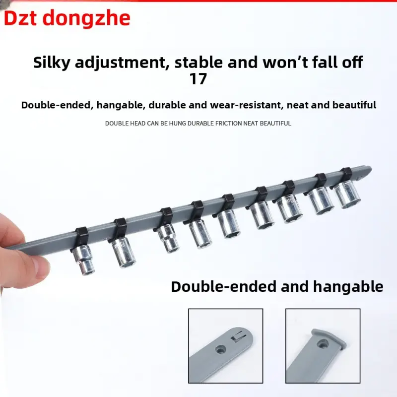 Plastic Socket Holder Socket Rack 1/4 3/8 1/2 Multi-Functional Machine Repair Combination Hardware Tool