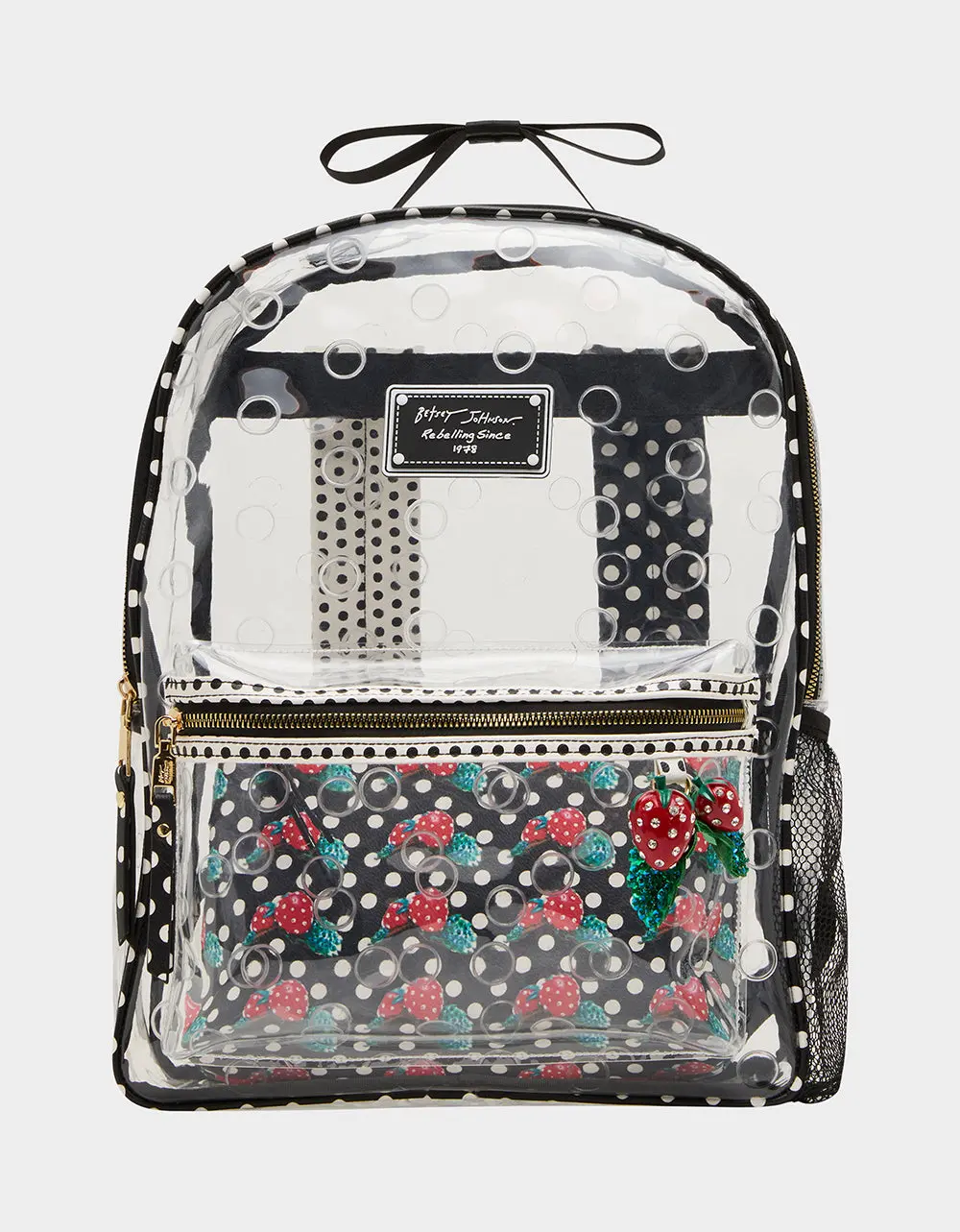 CLEAR BACKPACK DOTS CLEAR BACKPACK DOTS