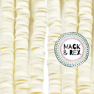 Soft Yellow | 6mm Heishi Beads