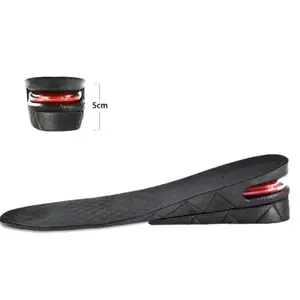 2 Layer Breathable Heightening Insoles, Comfortable Air Cushioned, Invisible for Men & Women, Ideal Men's Gift, Height-Increasing Insoles, Shock Absorbing Insoles