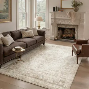 【Deals For You Days】GENIMO Low Pile Area Rugs Boho Vintage Decor Machine Washable, Non-Slip, Pet Friendly for Livingroom Bedroom Kitchen Runway Enterway