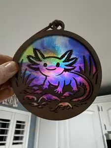 Axolotl Suncatcher for Sunny Window