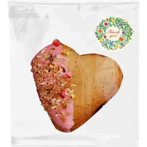 1000 Count 4x6 Resealable Cellophane Bags Self Adhesive, Clear Bag with Thank You Stickers for Cookie, Gifts, Favors, Cards, Candy and Products