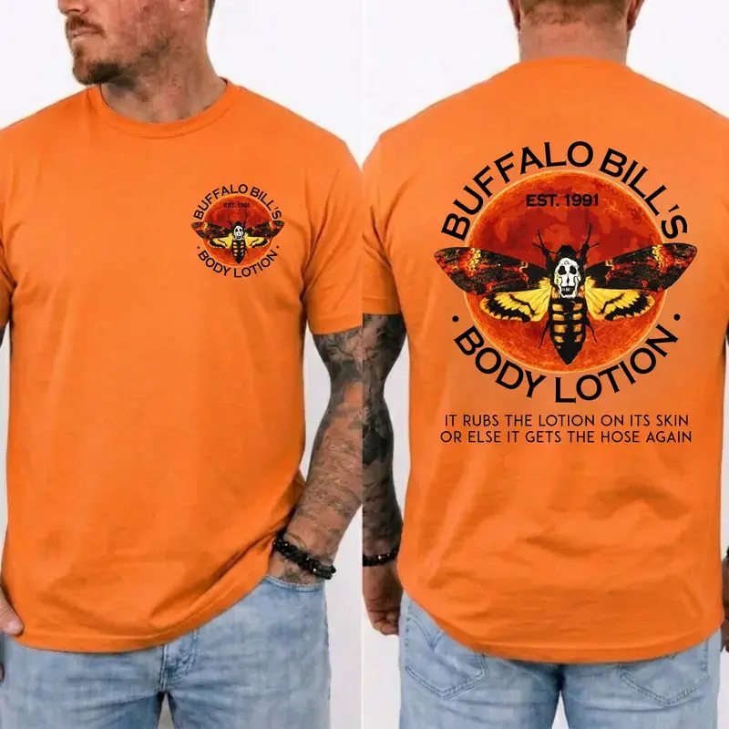 Buffalo Bill's Body Lotion T-Shirt, Silence of The Lambs Tee, Halloween Movie Tshirt, Classic Horror Movie Fan Shirt, Made in USA