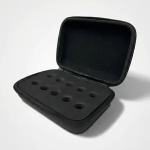 Insulated Travel Case for 10 Vials – Portable Protective Storage Organizer