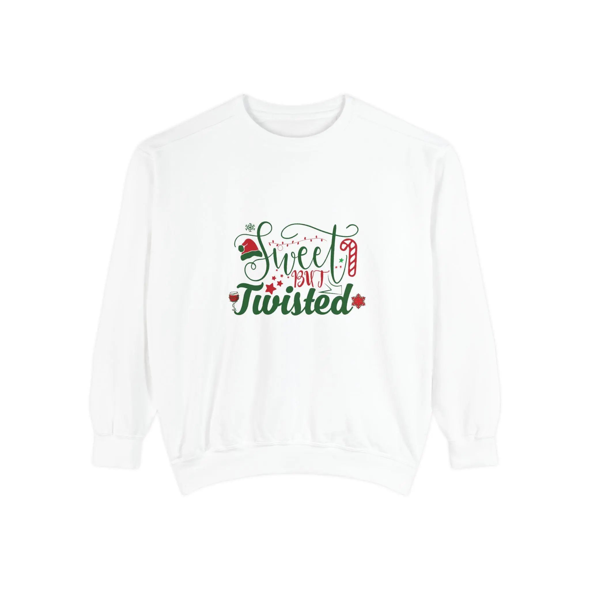 Unisex Garment-Dyed Sweatshirt 80% Ring-Spun Cotton 20% Polyester Relaxed Fit OEKO-TEX Certified Low-Impact Dyes