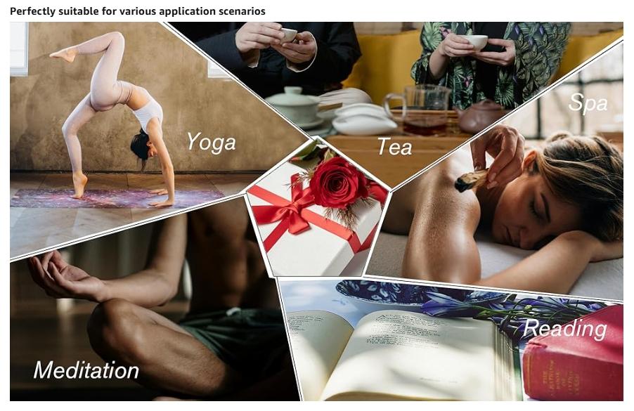 4 in 1 Ceramic Incense Burner Holder with Handle for Burning Sage, Palo Santo Stick, Joss Sticks, Candle in Your New House, Office, Yoga, Meditation Room