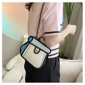 Creative Cartoon Crossbody Bag for Women and Men with Unique Designs Stylish Shoulder Bag in Trendy Colors Top Handle Functional and Versatile ﻿