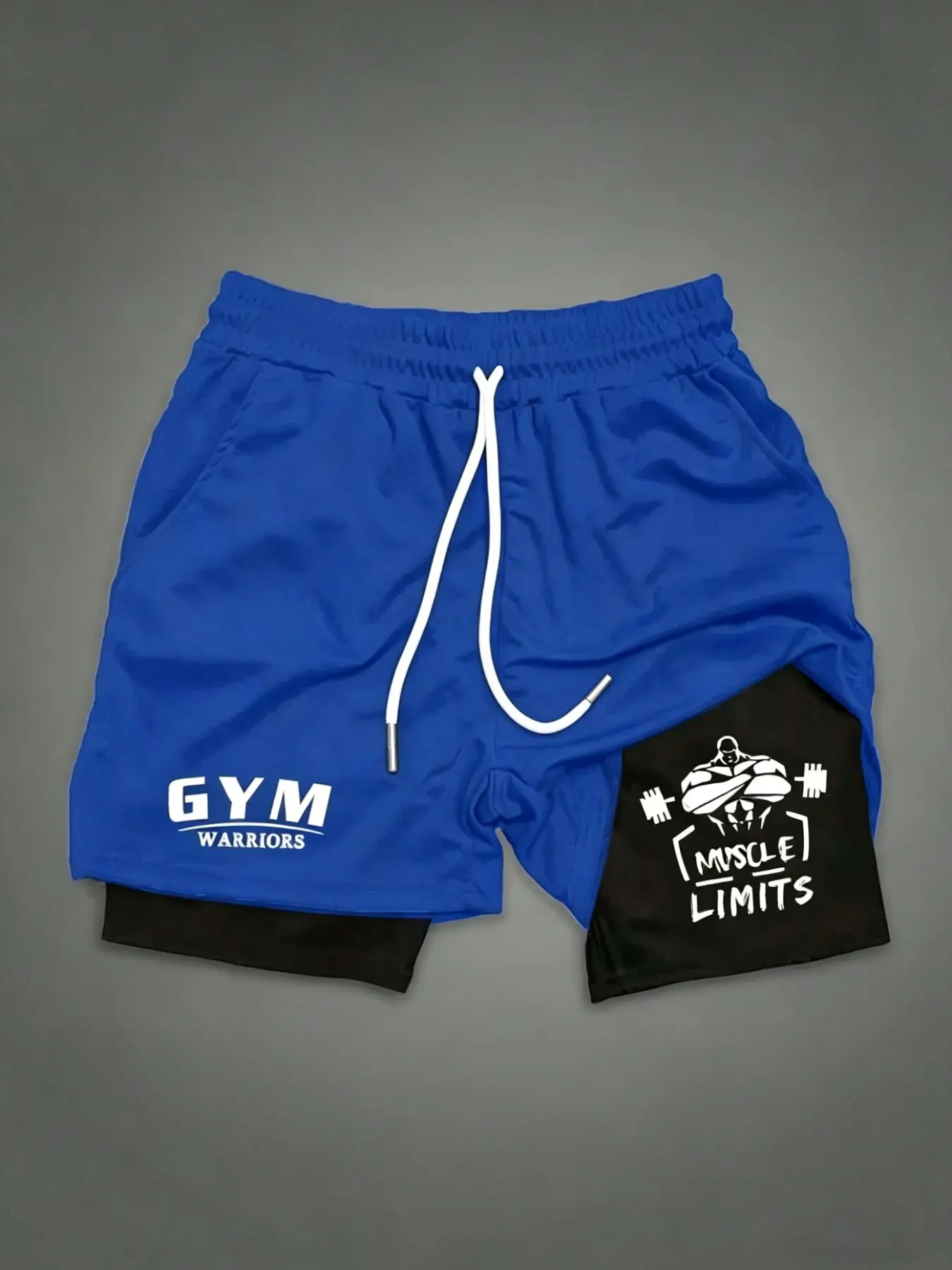 Men's Gym Monkey Print Sporty Loose-Fit Shorts, All-Season Random Pattern, Comfortable Athletic Wear for Daily Use