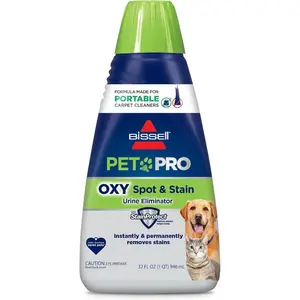 BISSELL® PET PRO OXY Spot & Stain Formula for Portable Carpet Cleaners, 32 oz., 2034
