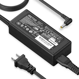 DC 19V Power Cord for LG Electronics 27" 24" 23" 22" 20" 19" LCD LED HD TV Monitor Widescreen Replacement for LG Monitor Power Adapter Supply Power Cord