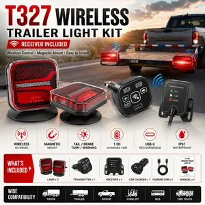 AgriEyes T326/T327/T312 Emergency Series Wireless Trailer Lights – 6 Lighting Modes, IP67, Magnetic Install fathersdaygift