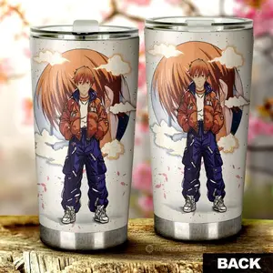 [Anime Cups - Sale Up To 35%]  Kyo Sohma Tumbler Cup, Fruits Basket Anime Character Cup, Cute Romantic Car Accessory, Gift for Fans and Anime Lovers