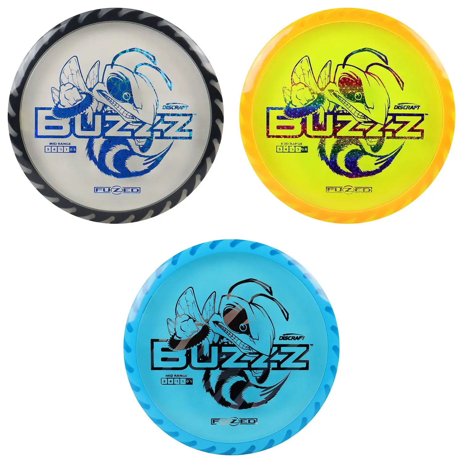Discraft Disc Golf Fuzed Line Buzzz with Saw Pattern Midrange 5/4-1/1 - Choose Exact Disc