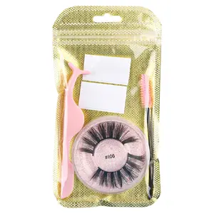 False Eyelashes Wispy Lashes Natural Look Fake Eyelashes Cat Eye Lashes Mink Fluffy Strip False Lashes Fox Eye Lashes