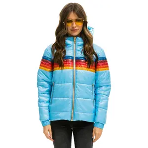 5 STRIPE TREKKER JACKET - GLOSSY SKY
