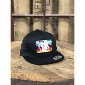 Lazy J Ranch Wear Unisex Black & Black Serape Elevation Cap