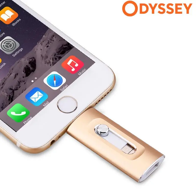 3 in 1 Flash Drive, Portable High Speed USB 3.0 Memory Storage, OTG Flash Pen Drive with Free Type-C Adapter for Android Phones/PC and More Devices, B