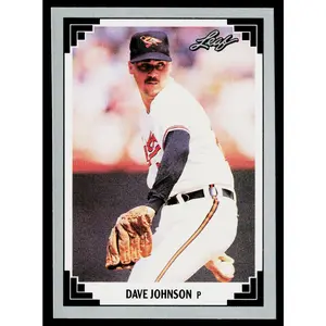 Dave Johnson 1991 Leaf #248 Baltimore Orioles