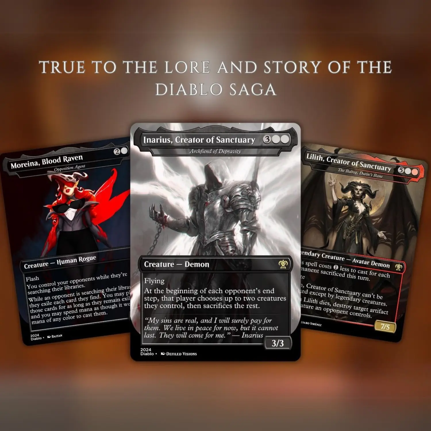 Diablo Themed Commander Deck Proxies, Demon Tribal/Reanimation