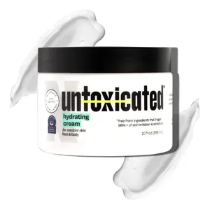 Cream for Sensitive Skin - Daily Face & Body Moisturizer - Non-Allergenic, Non-Irritating Formula with Ceramides, Hyaluronic Acid, Glycolipids & Arginine - 10 fl oz