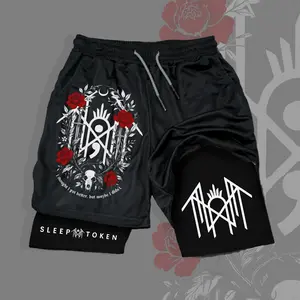 Sleep Token Band Unisex Vintage Washed Cotton Vest | shorts | Washed T-shirt | Cotton T-shirt | Cotton Hoodie | Washed Hoodie | Zipper Hoodie | Baseball Cap, Retro Band Print Sleeveless Shirt, Casual Regular Fit, Perfect Boyfriend Gift