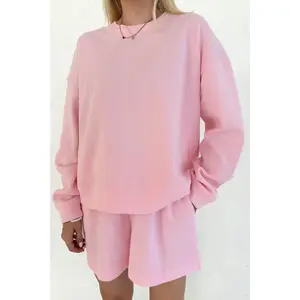 Sunkissed Slouchy Pullover Top in Hibiscus