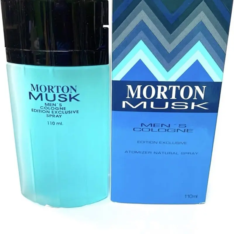 Marlenn Lamur Morton Musk Men's Cologne Especial Edition Exclusive Spray 110ml - Ammonia-Free Long-Lasting Freshness