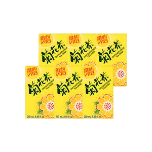VITASOY Vita Hong Kong Chrysanthemum Tea Original Flavor - 6x250ml Boxes | Refreshing Summer Drink, Throat Soothing Herbal Tea
