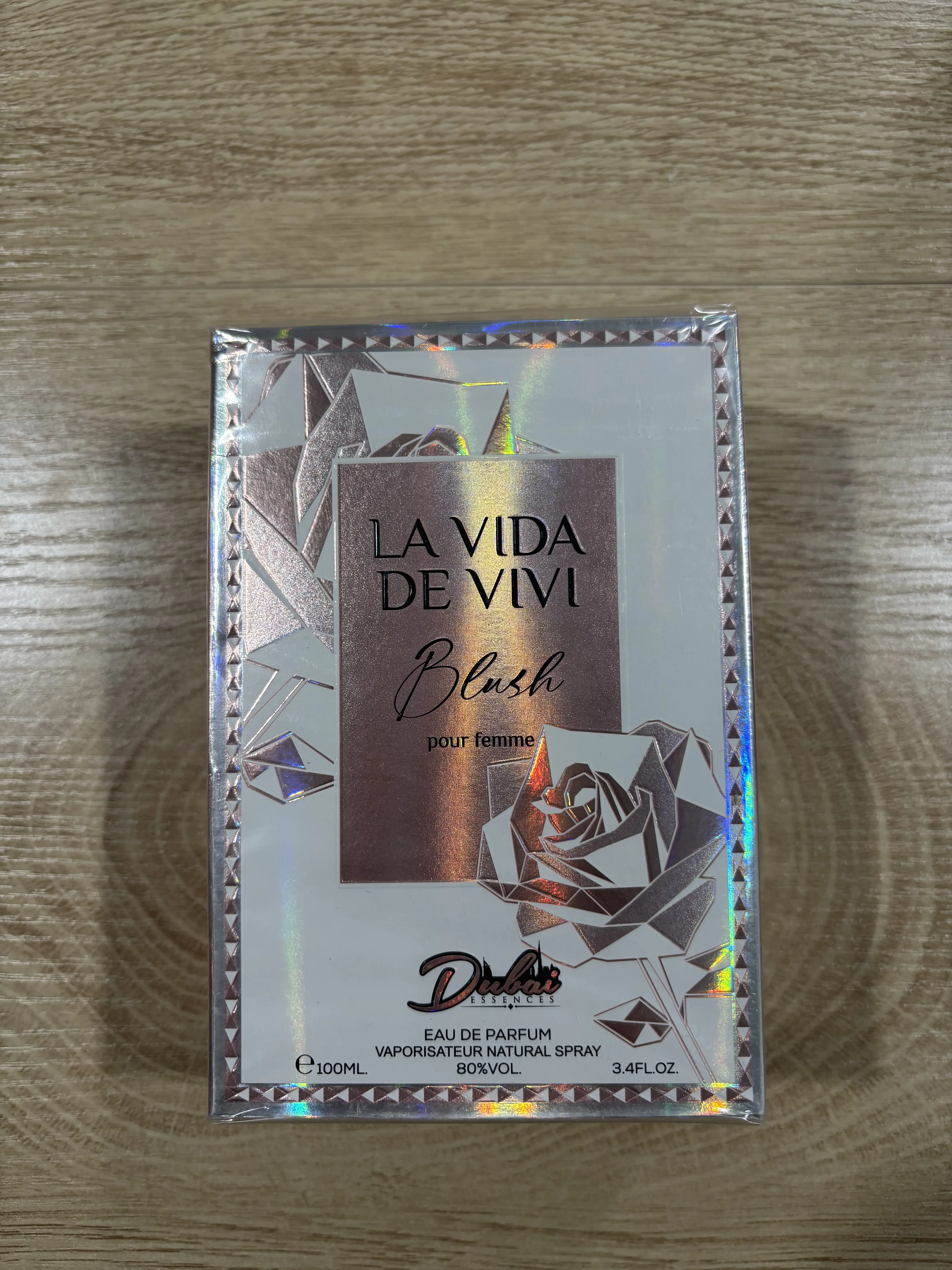 Dubai Essences La Vida de Vivi Blush Eau de Parfum for Women, Sweet Floral Fruity Fragrance Spray, 100 ml / 3.4 fl oz