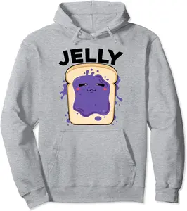 Peanut Butter And Jelly Matching Couple Friend Food Costume Pullover Hoodie - Kadashya Shop 73B0BYGRZG11