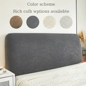 Comfortable Durable Bed Head Cover, Simple Jacquard Velvet Bed Head Cover, Dustproof Easy Install Full Wrap Bed Head Cover