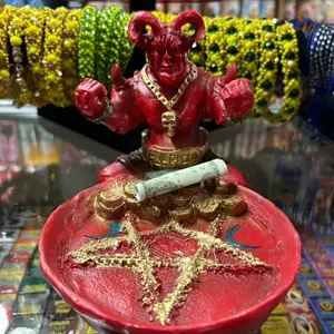 Red Mammon statue