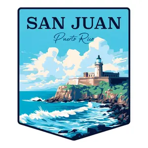 San Juan Puerto Rico Decorative Souvenir Magnet or Decal