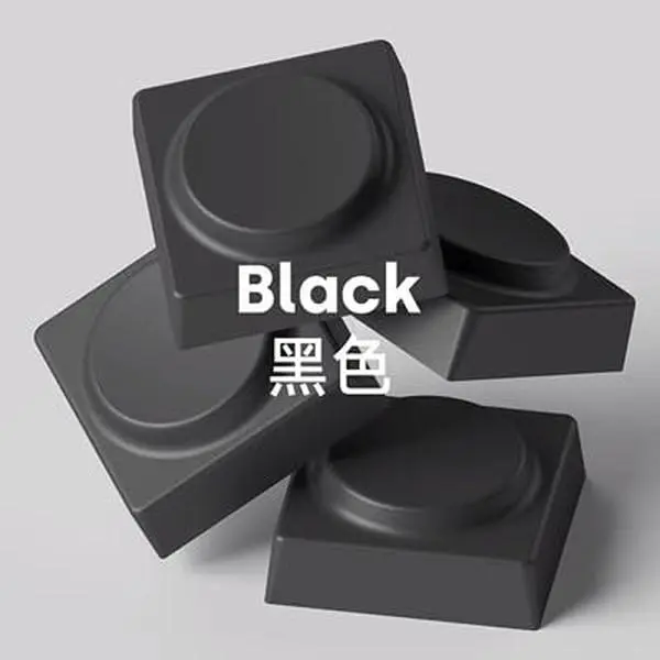 Stock Quality DOYS Toys KEYCAPS Clear Frosted PC Keycaps (B KIT,PBT Solid Black)